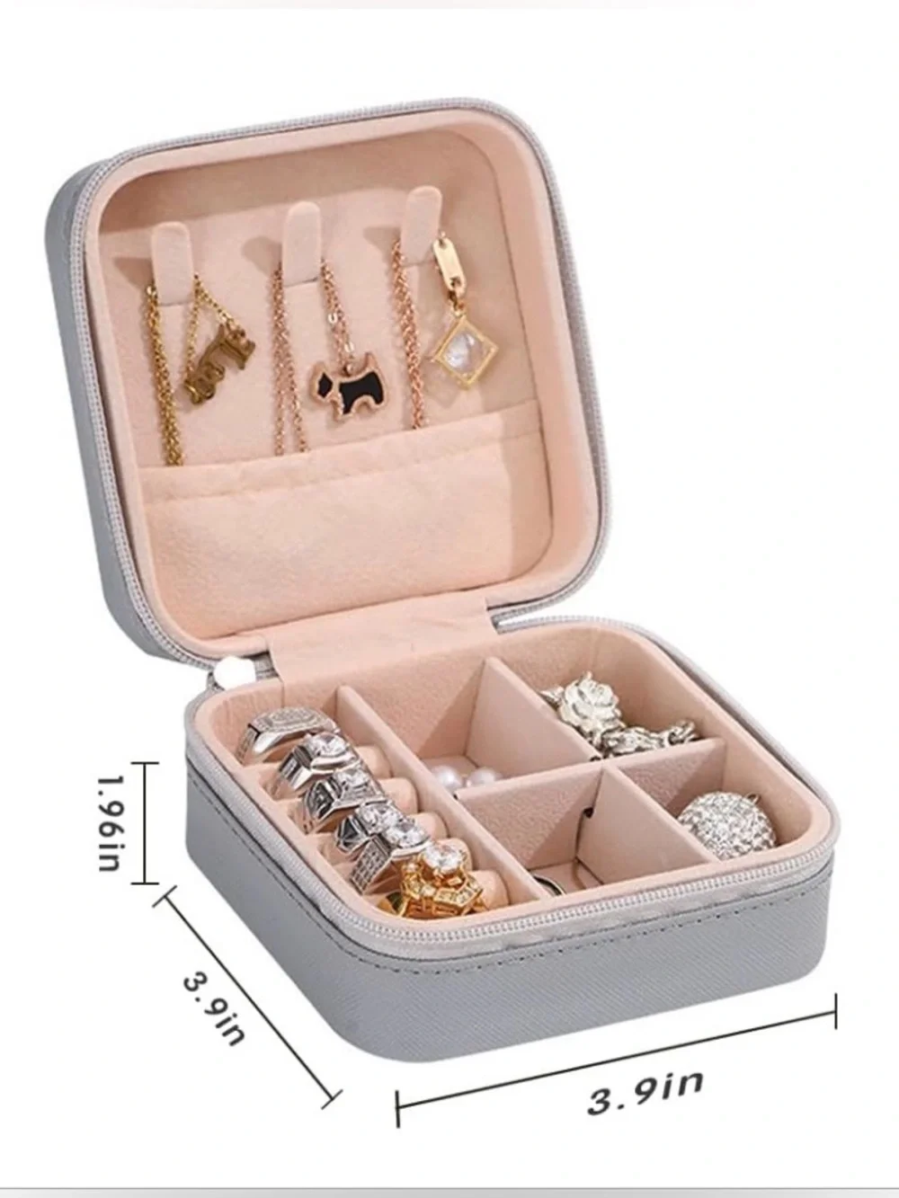 NWT~ Jewelry Box Organizer~ Customizable~ Gray